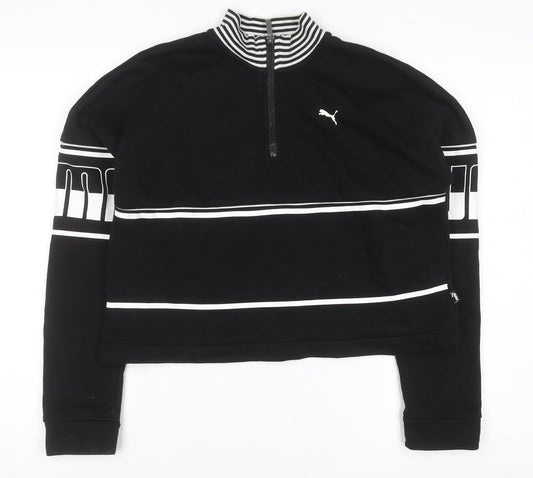 Womens UK Size 8 PUMA Black Pullover Sweatshirt