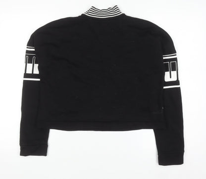 Womens UK Size 8 PUMA Black Pullover Sweatshirt