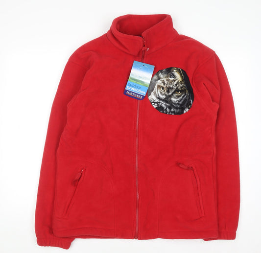Mens UK Size M Portwest Red Basic Jacket