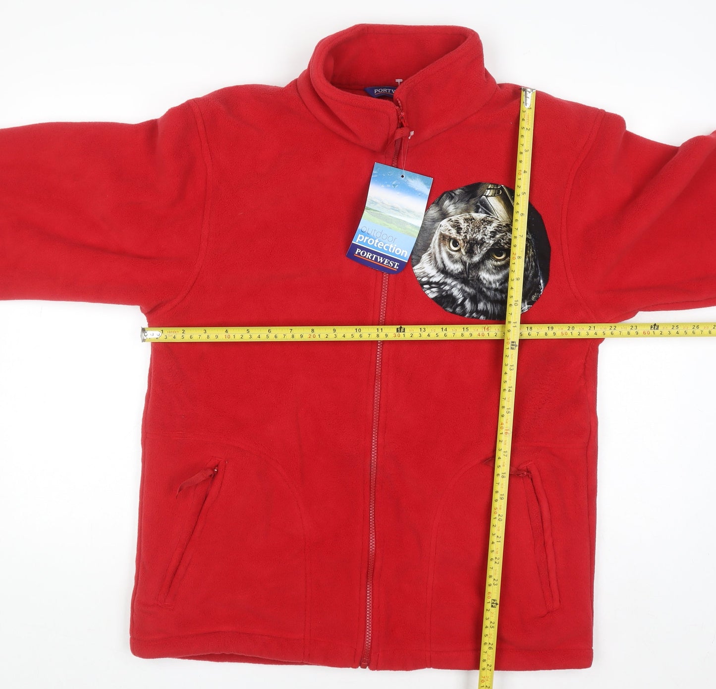 Mens UK Size M Portwest Red Basic Jacket