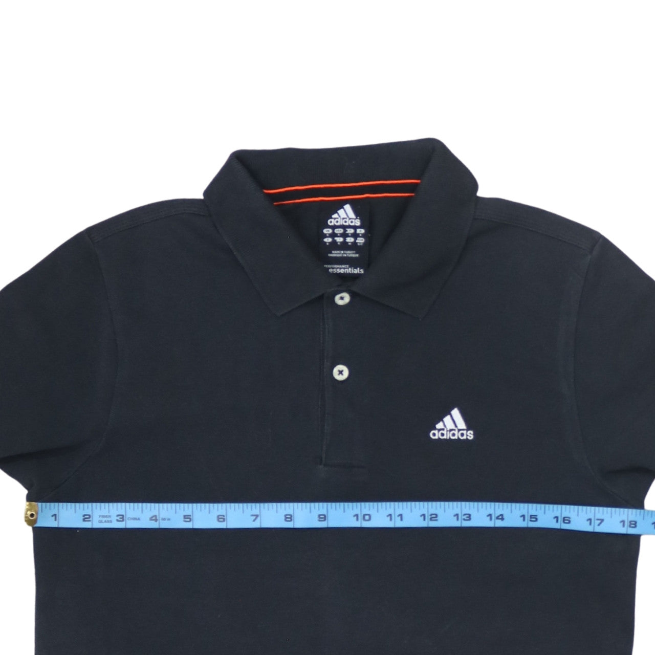 Mens UK Size S adidas Cotton Blend Polo Shirt