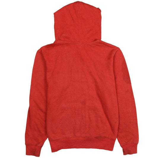 Womens UK Size L Champion Red Pullover Hoodie