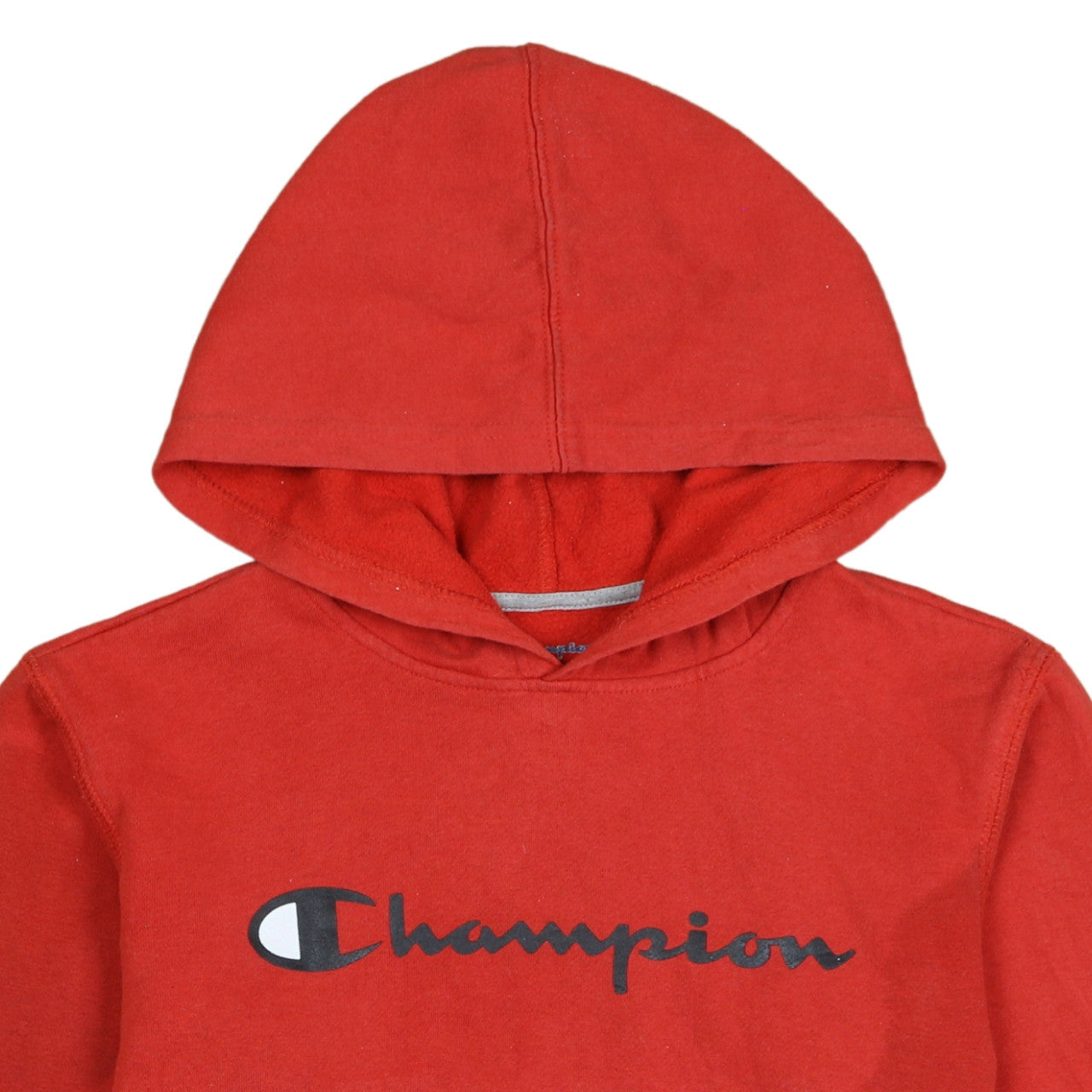 Womens UK Size L Champion Red Pullover Hoodie