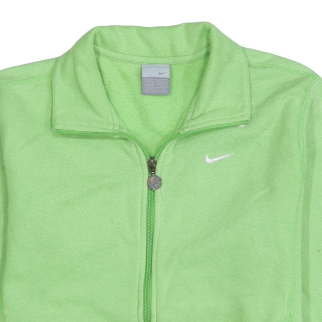 Womens UK Size L Nike Green Full Zip Sweatshirt