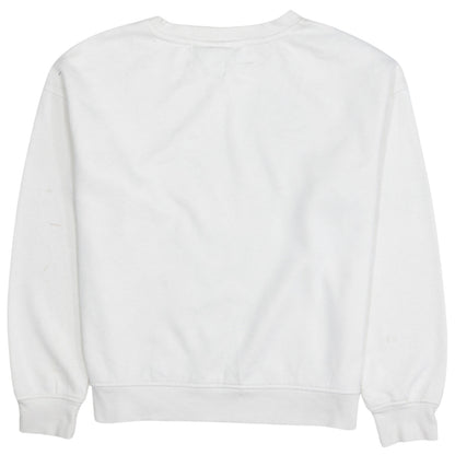 Womens UK Size XS Disney White Pullover Sweatshirt