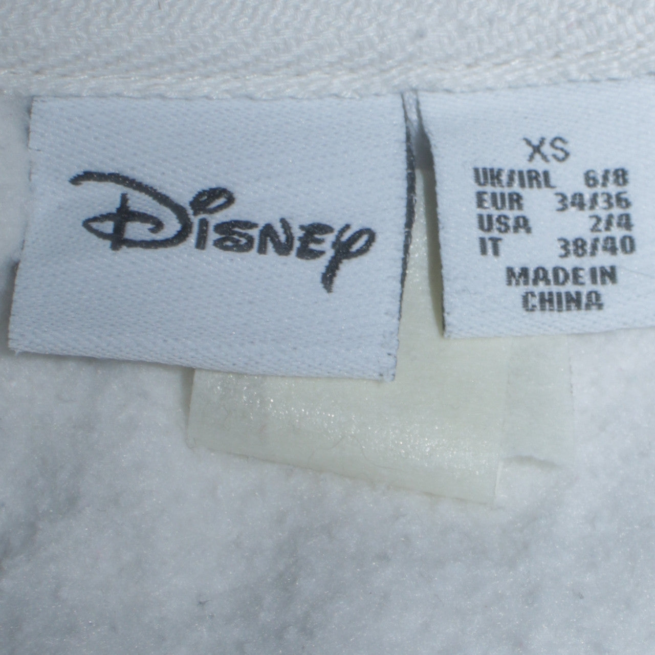 Womens UK Size XS Disney White Pullover Sweatshirt
