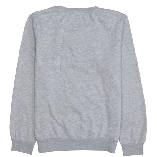 Womens UK Size 10/12 Disney Grey Pullover Sweatshirt