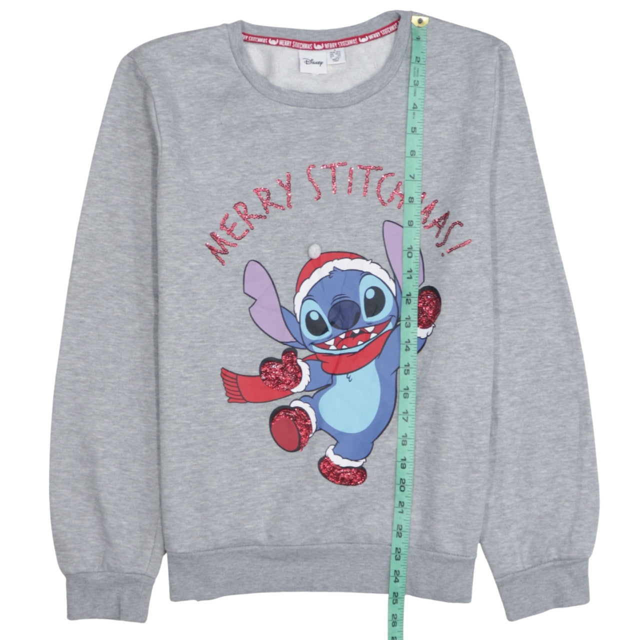 Womens UK Size 10/12 Disney Grey Pullover Sweatshirt