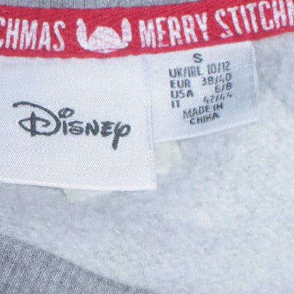 Womens UK Size 10/12 Disney Grey Pullover Sweatshirt