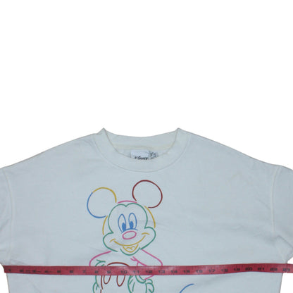 Womens UK Size S Disney White Pullover Sweatshirt