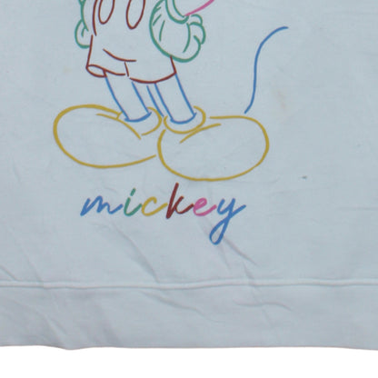 Womens UK Size S Disney White Pullover Sweatshirt