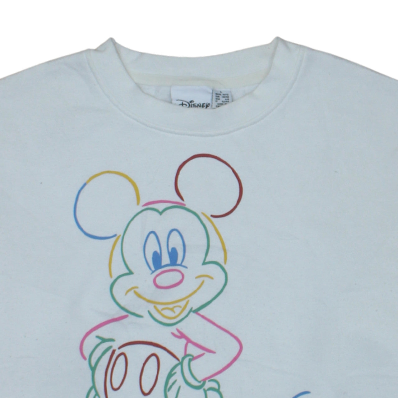 Womens UK Size S Disney White Pullover Sweatshirt