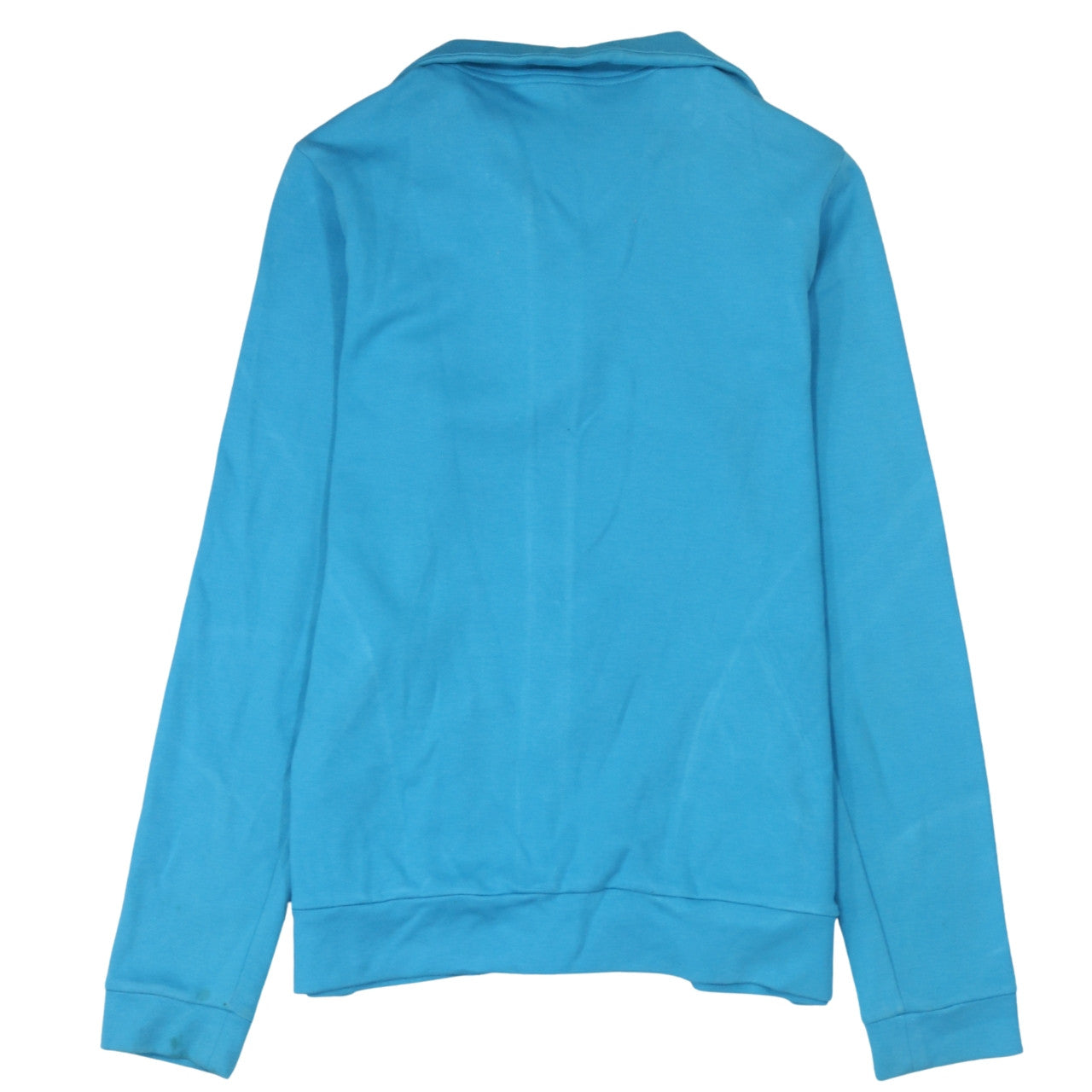Womens UK Size 14 adidas Blue Full Zip Sweatshirt