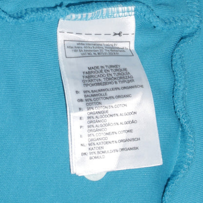 Womens UK Size 14 adidas Blue Full Zip Sweatshirt