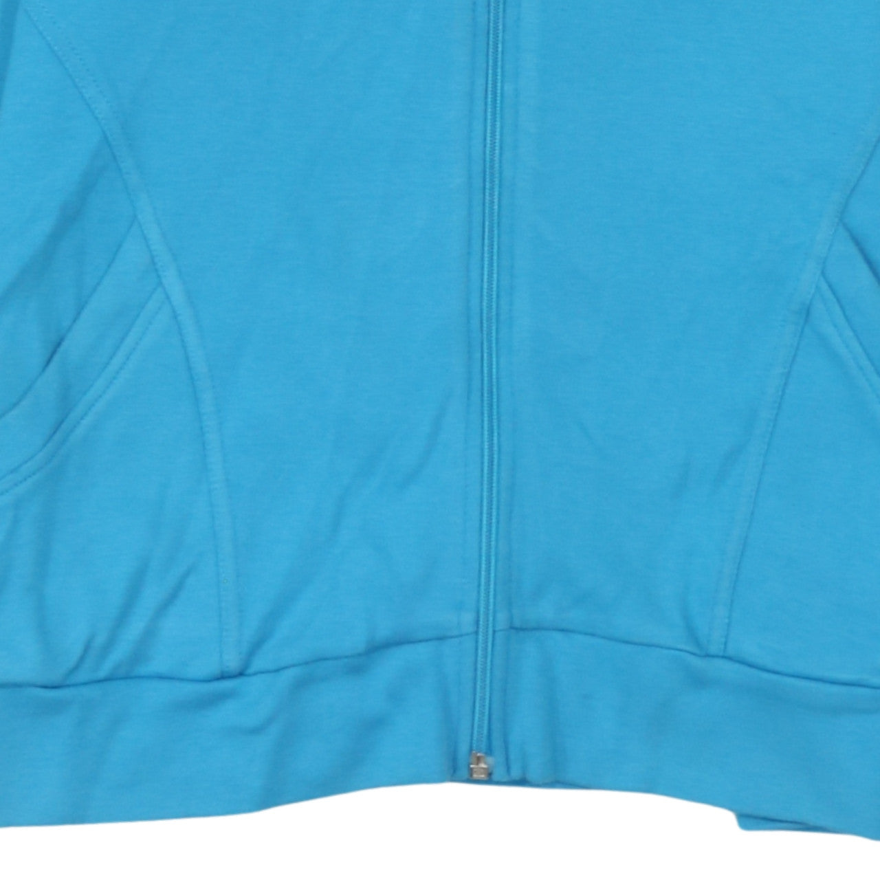 Womens UK Size 14 adidas Blue Full Zip Sweatshirt