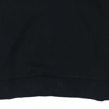 Mens UK Size M HUGO BOSS Black Henley Sweatshirt