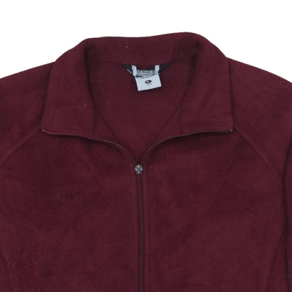 Columbia Men's Red Fleece Full Zip Jacket Size L Regular Outdoor