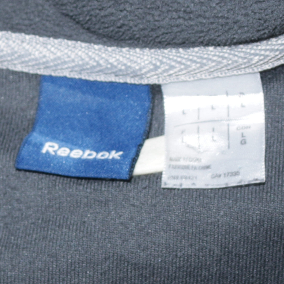 Mens UK Size L Reebok Black Basic Jacket