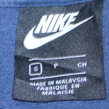Nike Men's Blue Full Zip Hooded Cotton Jacket Size S