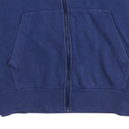 Nike Men's Blue Full Zip Hooded Cotton Jacket Size S