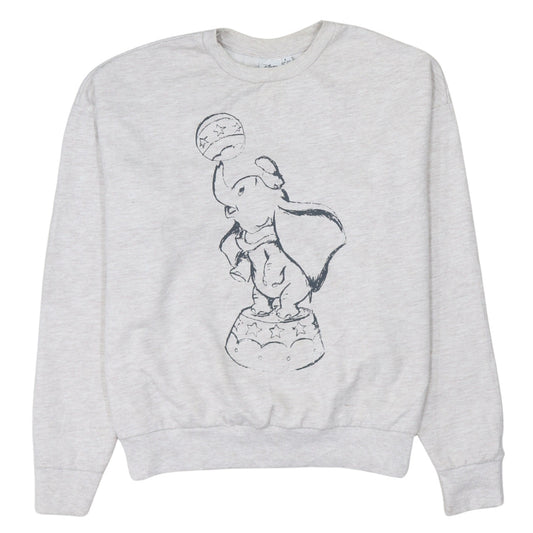 Womens UK Size S Disney Grey Pullover Sweatshirt