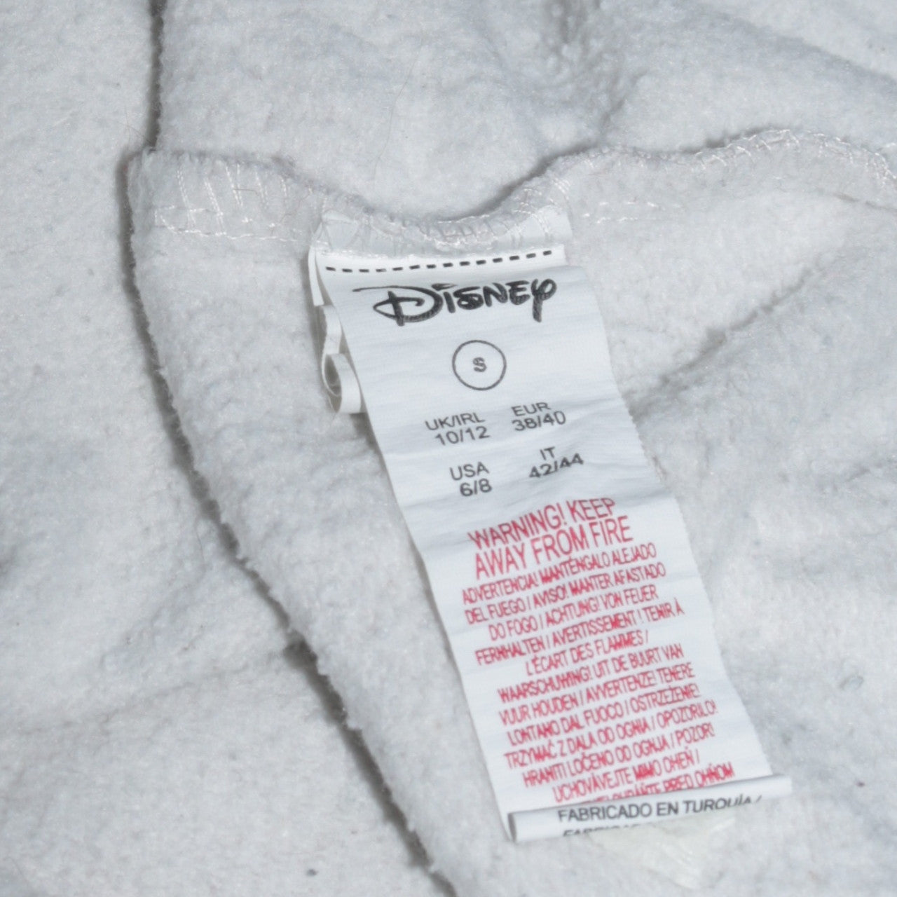 Womens UK Size S Disney Grey Pullover Sweatshirt