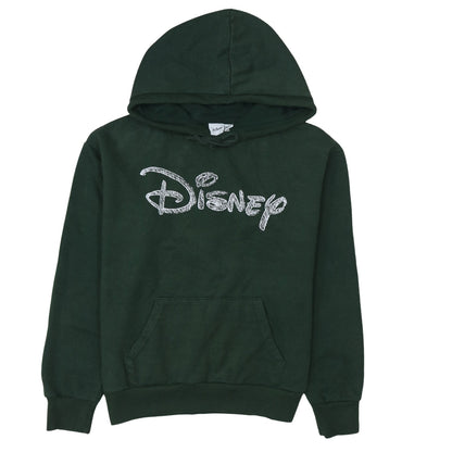Womens UK Size XS Disney Green Pullover Hoodie
