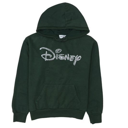 Womens UK Size XS Disney Green Pullover Hoodie