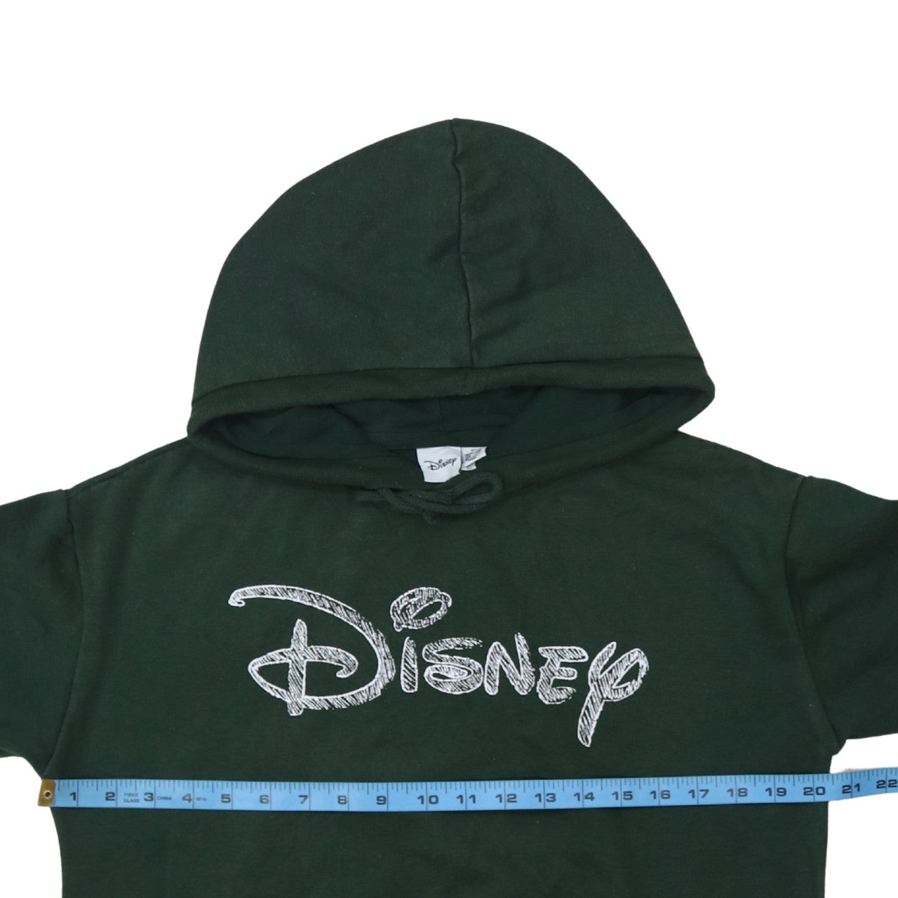 Womens UK Size XS Disney Green Pullover Hoodie