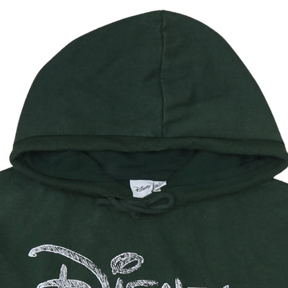 Womens UK Size XS Disney Green Pullover Hoodie