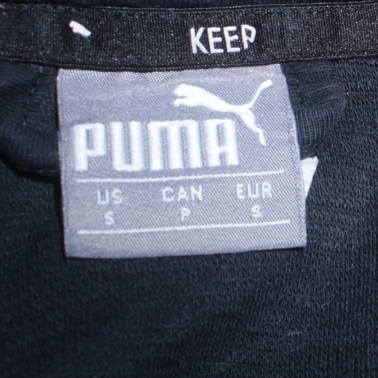 Womens UK Size S PUMA Black Full Zip Hoodie