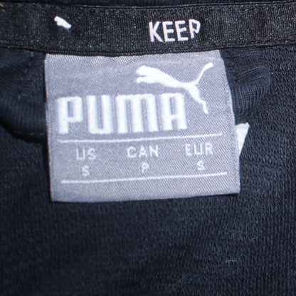 Womens UK Size S PUMA Black Full Zip Hoodie