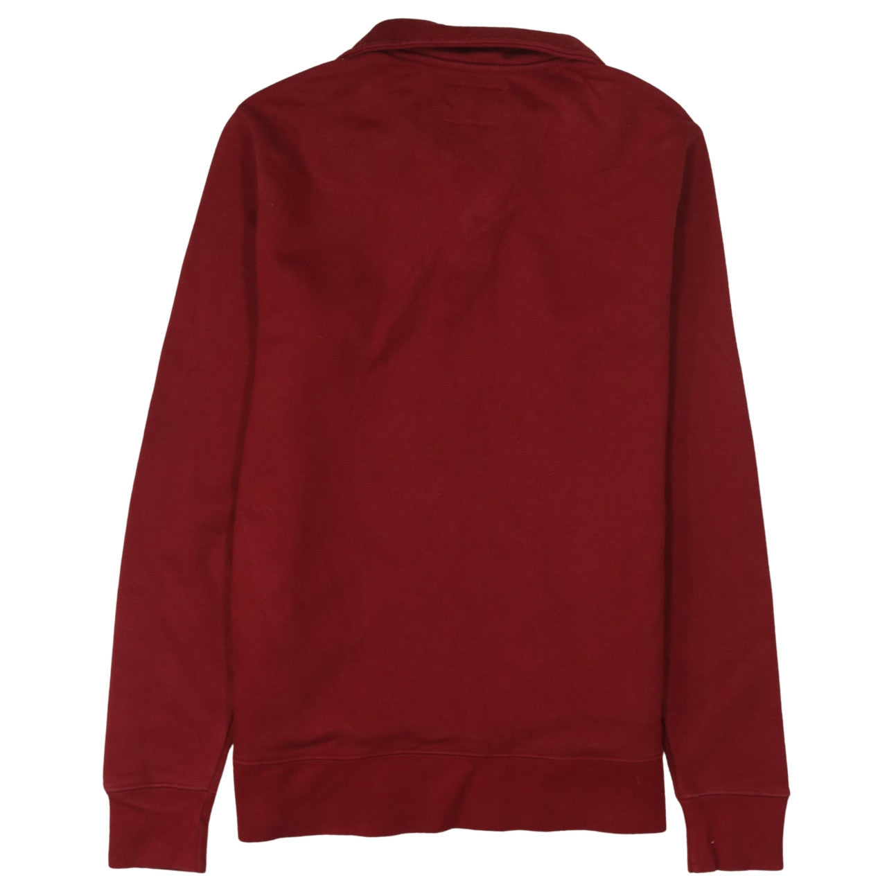 Mens UK Size S Champion Red Henley Sweatshirt