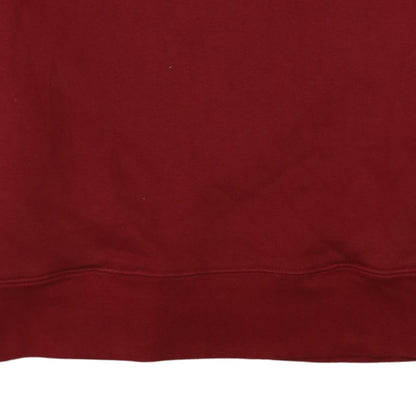 Mens UK Size S Champion Red Henley Sweatshirt