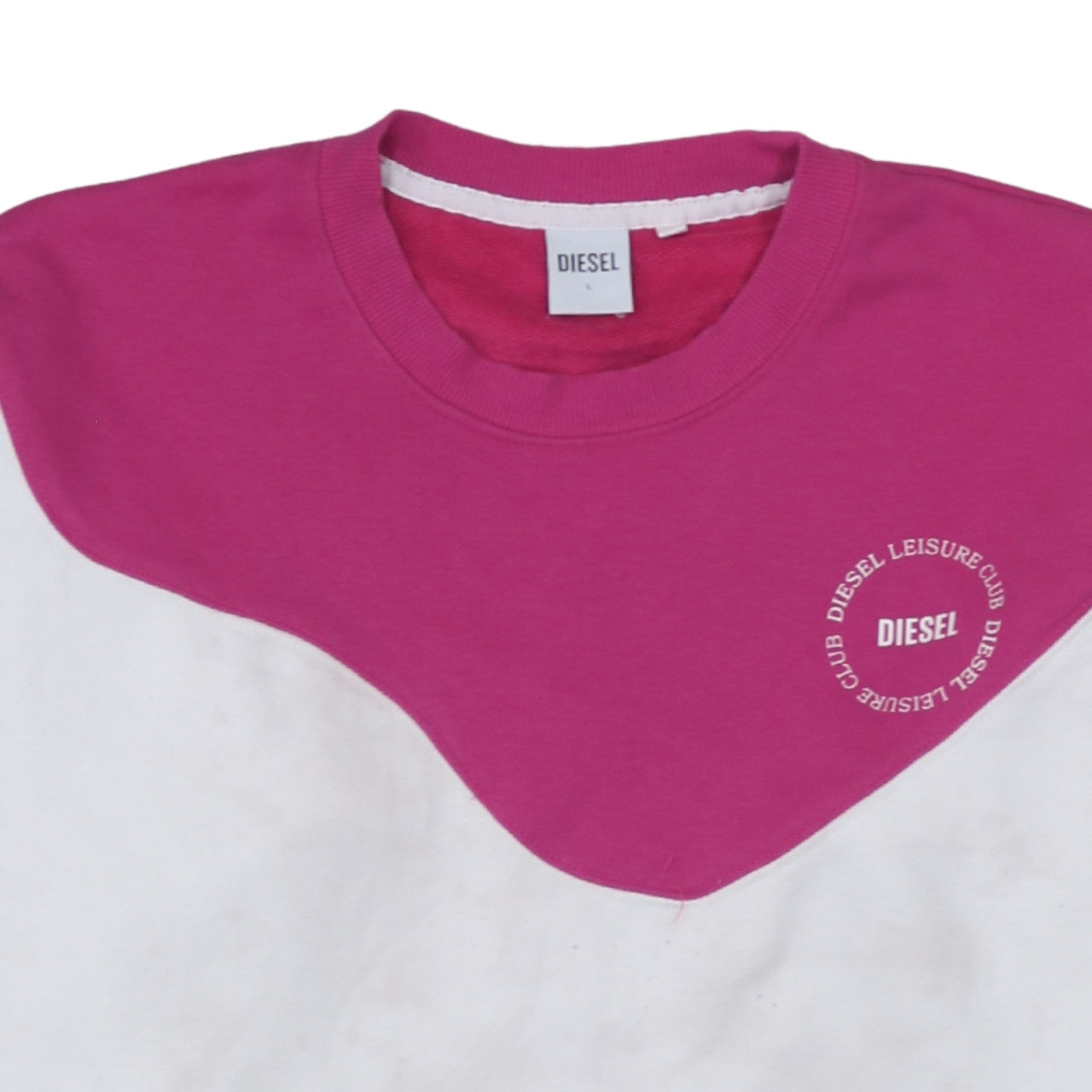Mens UK Size L Diesel Multicoloured Pullover Sweatshirt
