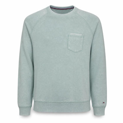 Mens UK Size M Hilfiger Denim Green Pullover Sweatshirt
