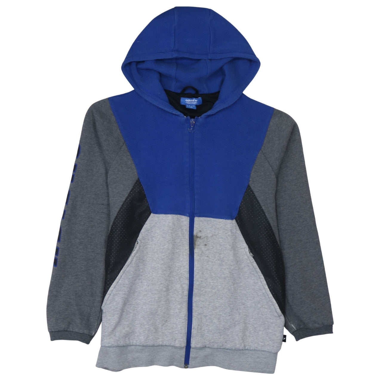 Mens UK Size M adidas Multicoloured Full Zip Hoodie
