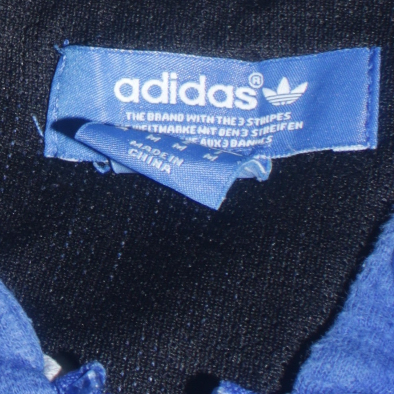 Mens UK Size M adidas Multicoloured Full Zip Hoodie