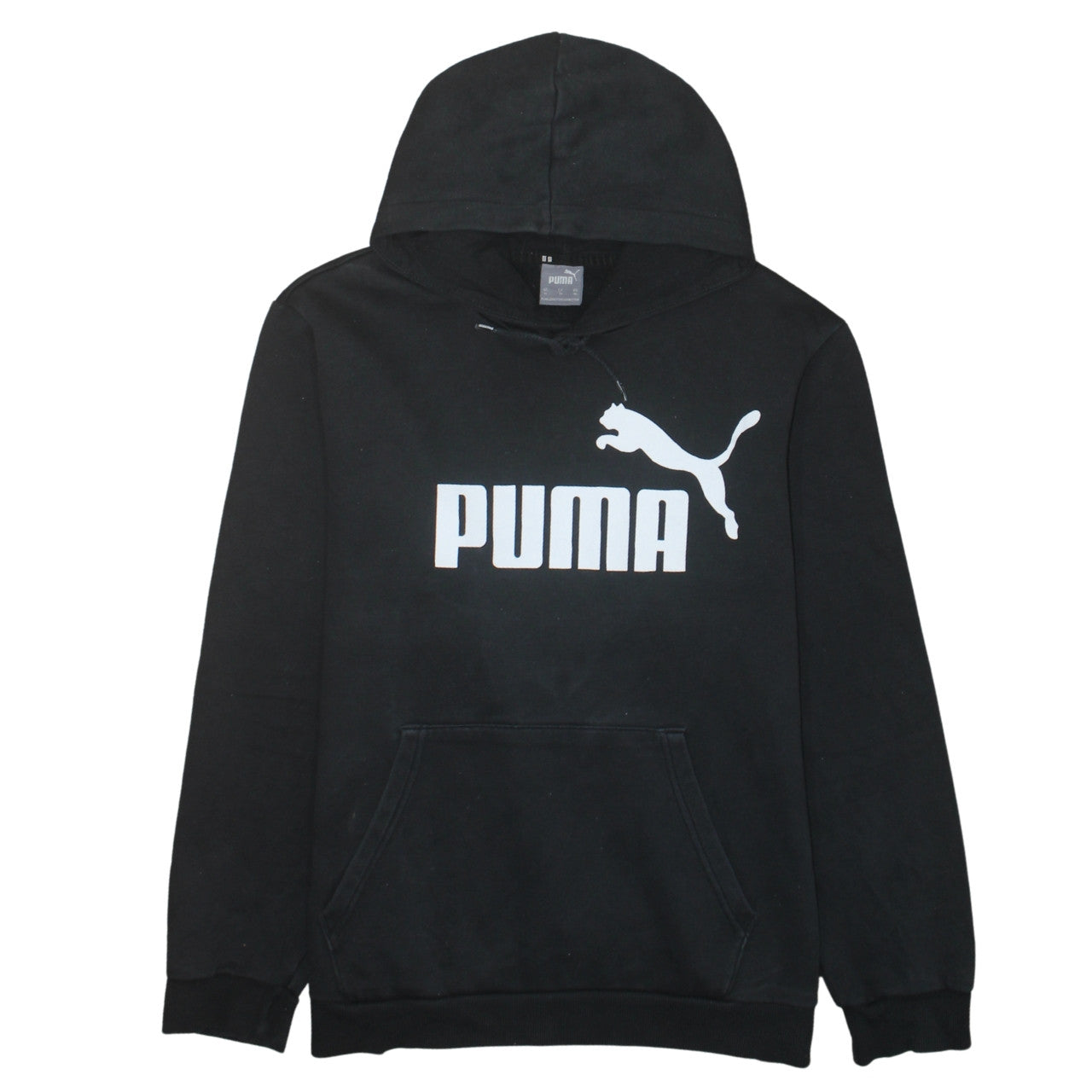 Mens UK Size XL PUMA Black Pullover Hoodie