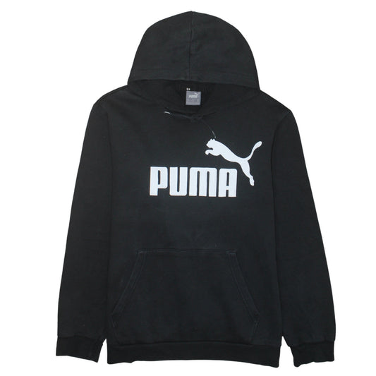 Mens UK Size XL PUMA Black Pullover Hoodie