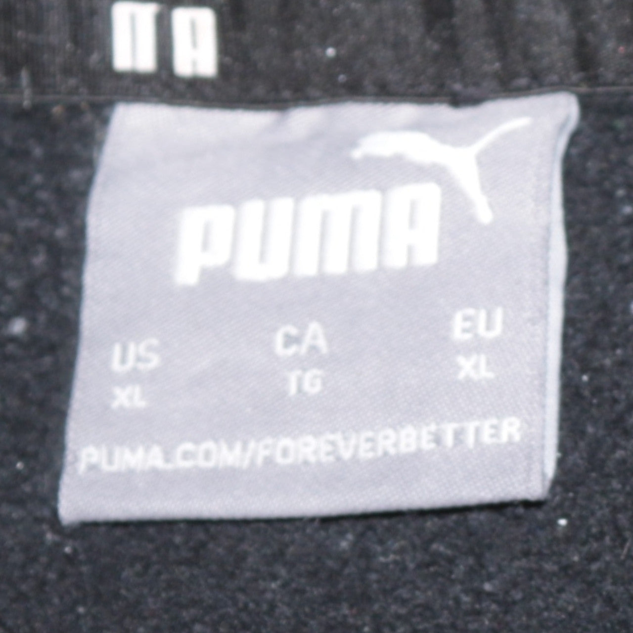 Mens UK Size XL PUMA Black Pullover Hoodie