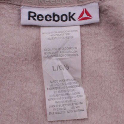 Womens UK Size L Reebok Beige Pullover Sweatshirt