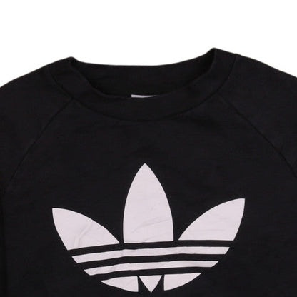 Womens UK Size 10 adidas Black Pullover Sweatshirt