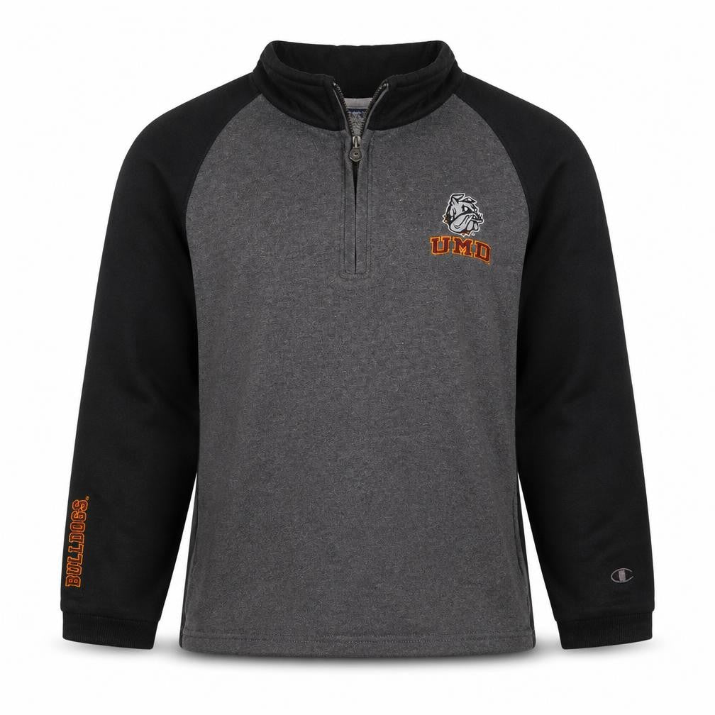 Mens UK Size M Champion Grey 1/4 Zip Sweatshirt