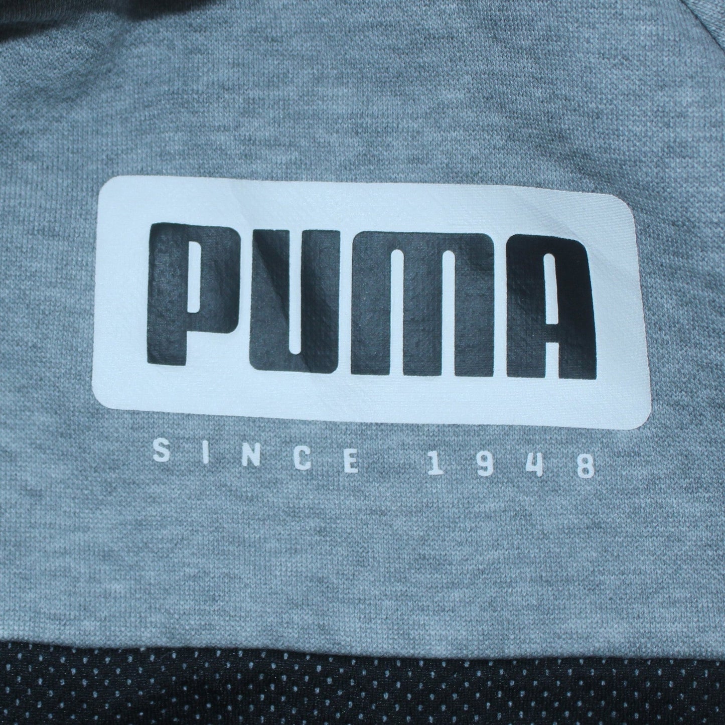 Mens UK Size L PUMA Grey Full Zip Sweatshirt