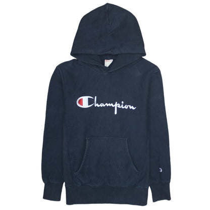 Mens UK Size L Champion Black Pullover Hoodie