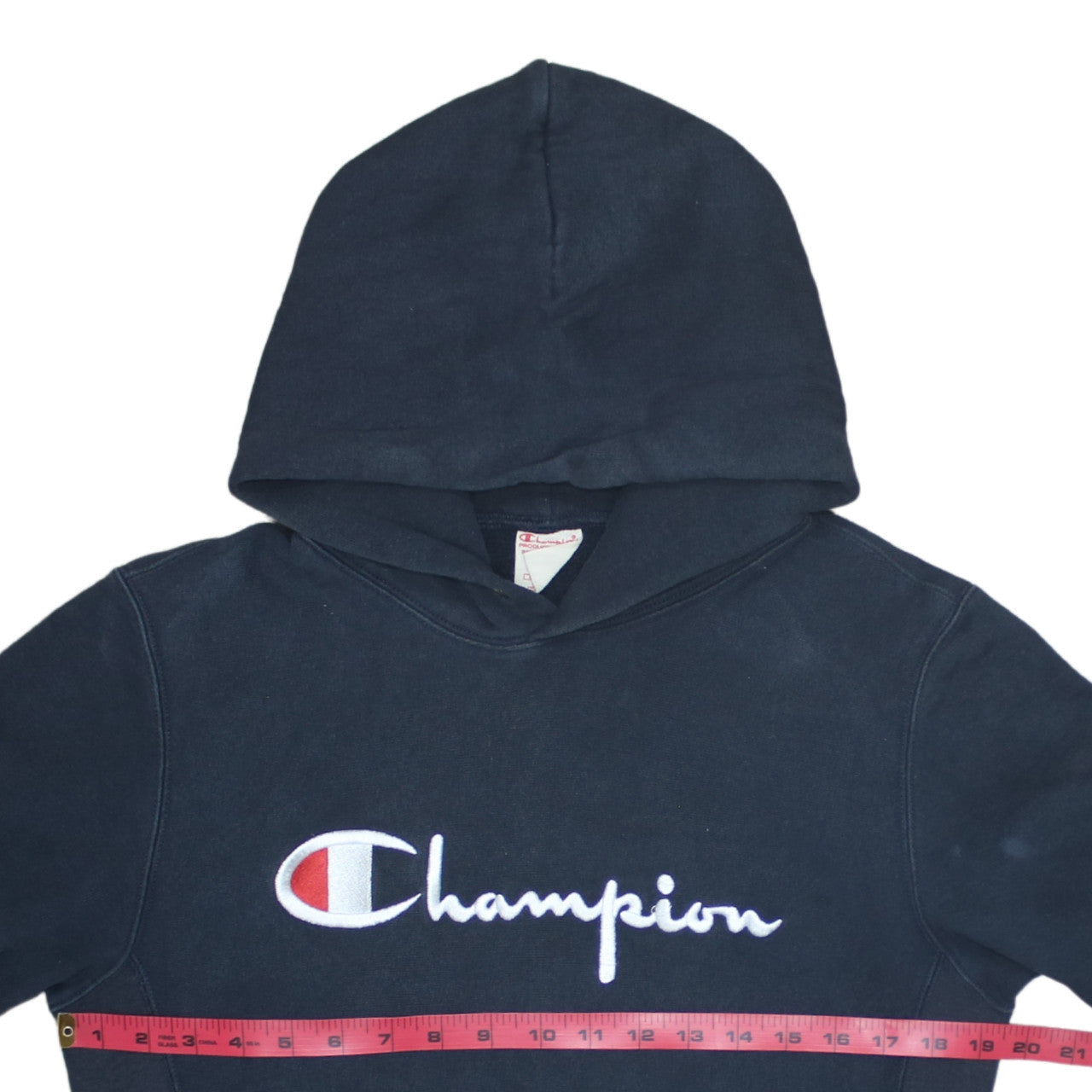 Mens UK Size L Champion Black Pullover Hoodie