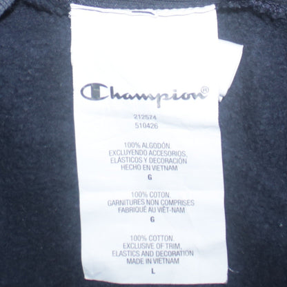 Mens UK Size L Champion Black Pullover Hoodie