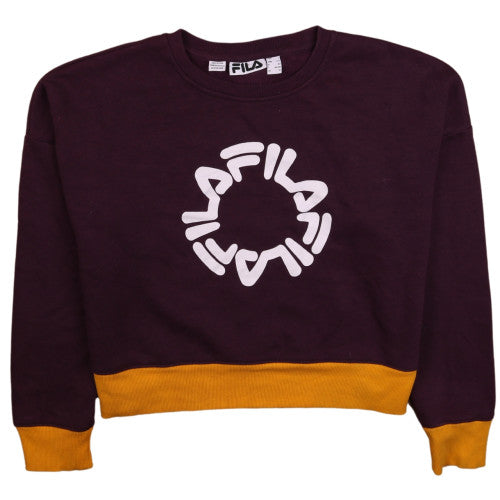 Womens UK Size 14 FILA Multicoloured Pullover Sweatshirt