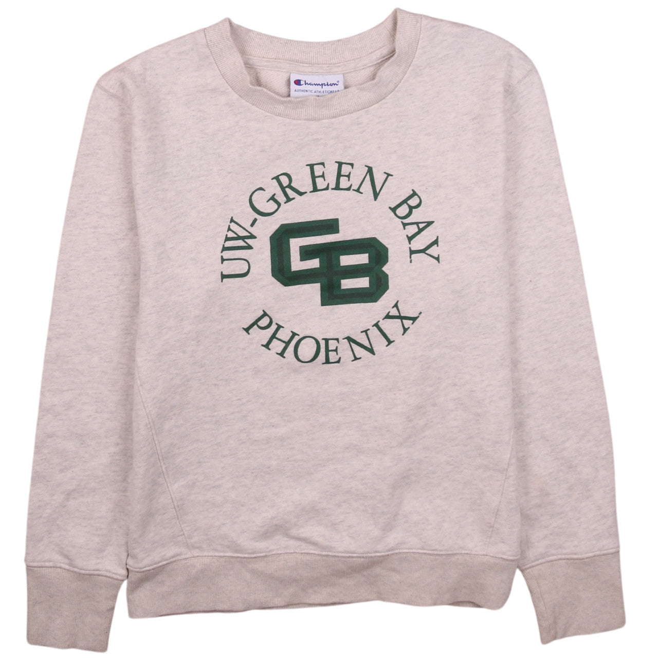 Womens UK Size M Champion Beige Pullover Sweatshirt